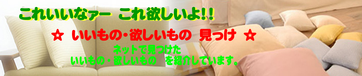 これいいなァー　これ欲しいよ！！